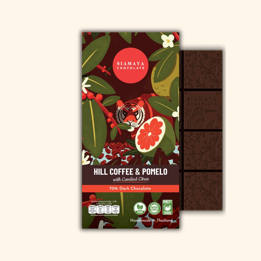 hill coffee and pomelo