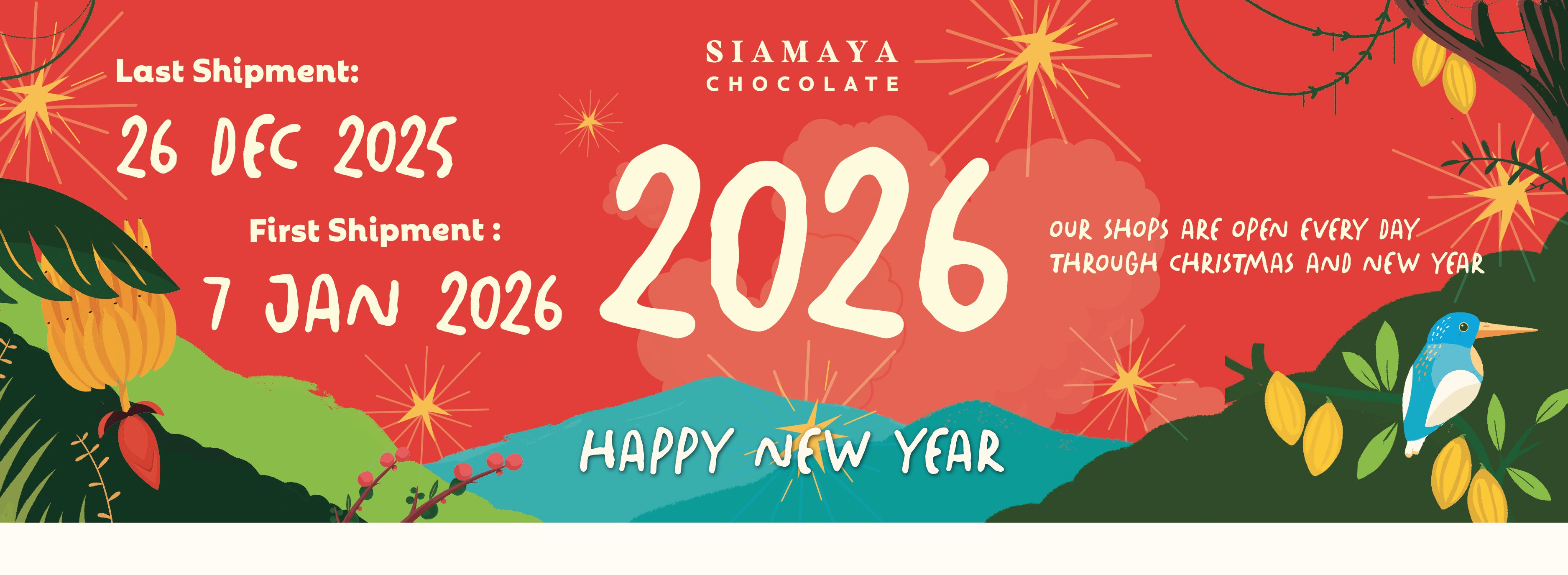 Siamaya Newyear Shipment Banner 