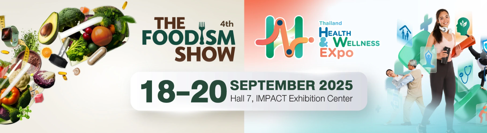 Promotional banner for The Foodism Show Event