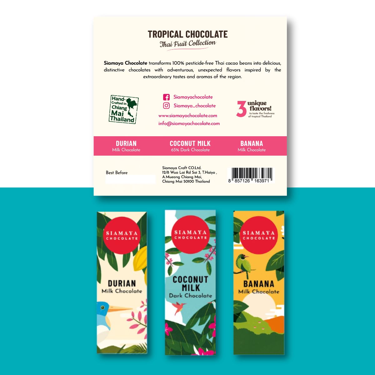 Tropical Fruit - Chocolate Collection Gift Set