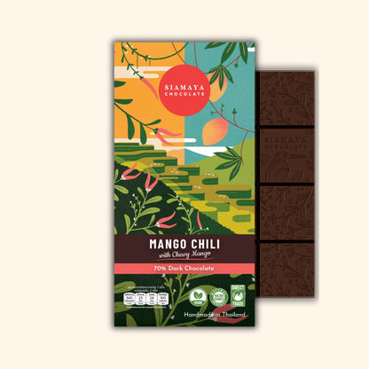 mango chili dark chocolate chiangmai bar