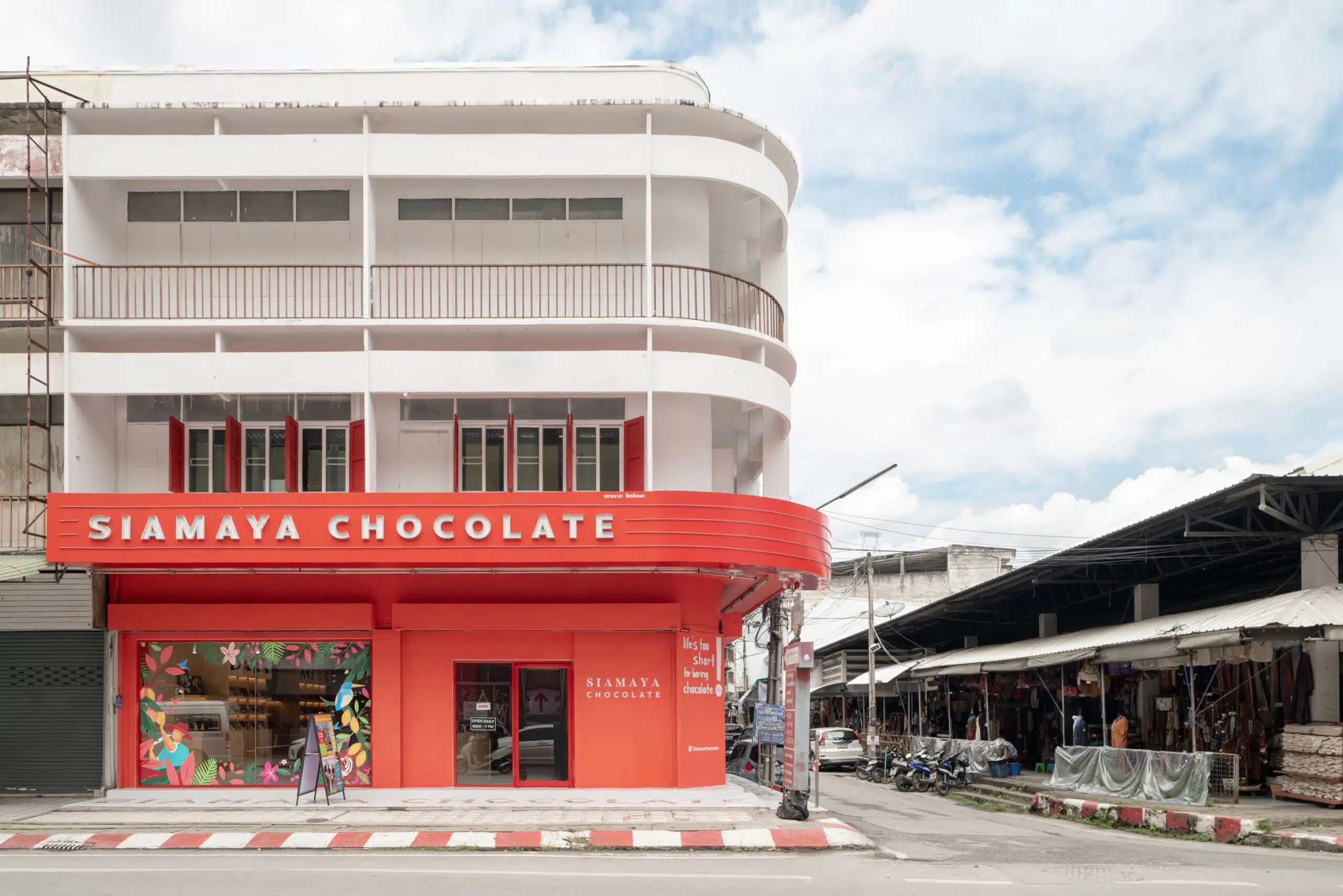 Siamaya’s red corner shop on Thapae Road