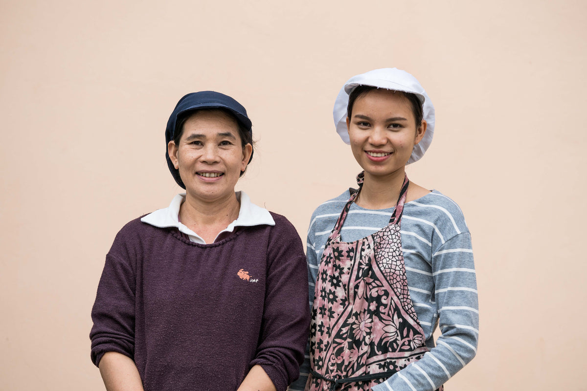 P’Aoy and Darin, two of Siamaya’s early employees.
