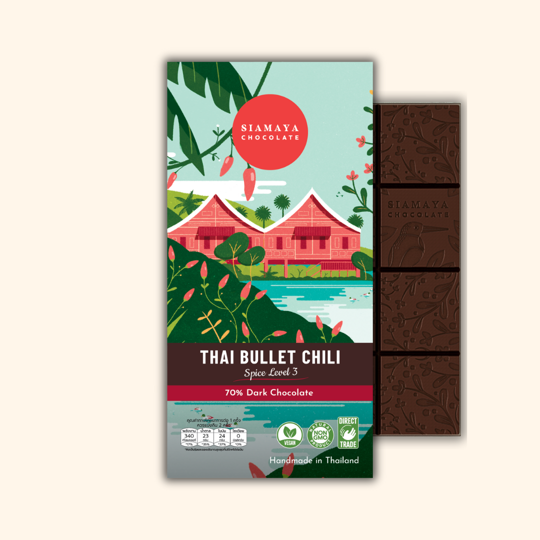 
                  
                    Thai Bullet Chili 70% Dark Chocolate
                  
                